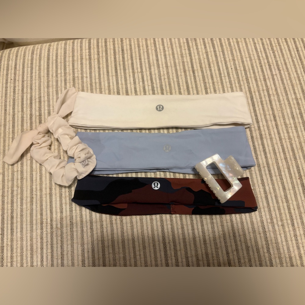 Lululemon Headbands and Scrunchie Set